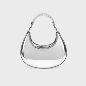Giarité Luna Half Moon Bag Silver